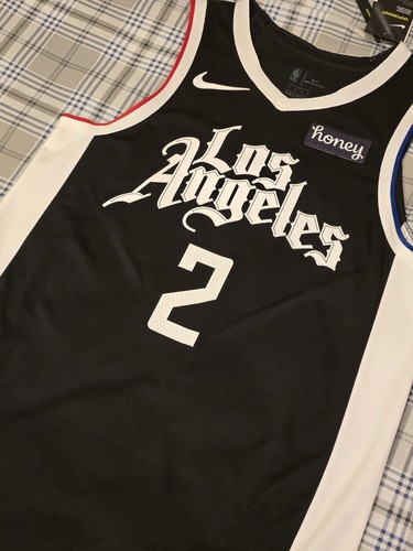 Kawhi Leonard Los Angeles Clippers Authentic City Jersey 2021 Edition Size 44 M