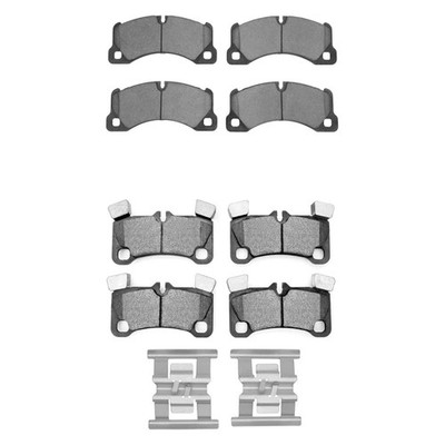 For Porsche Cayenne 08-09 R1 Concepts Ceramic Front & Rear Brake Pad Set