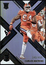 2017 Donruss Elite #140 Carlos Watkins #/499 Rookie E1
