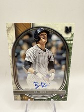 Topps 2025 Museum Collection Archival Autographs Ben Rice /199 RC Yankees #AA-BR