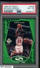 1998 UD Choice Starquest Green #SQ30 Michael Jordan Chicago Bulls HOF PSA 8