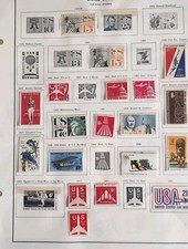 Rjkstamps US lot  20 Air Mail stamps 1959-71 Most MNH In show Guards See Scan