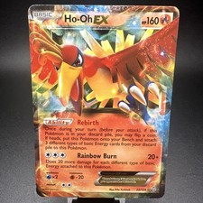 Ho-Oh EX 22/124 Dragons Exalted Ultra Rare Pokemon TCG Holo LP Free Shipping