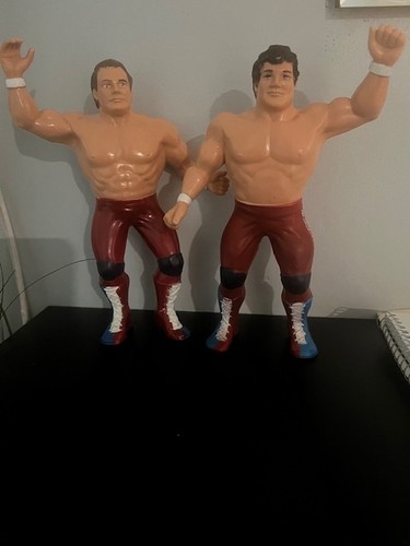 1986 LJN British Bulldogs Davey Boy Smith & Dynami...