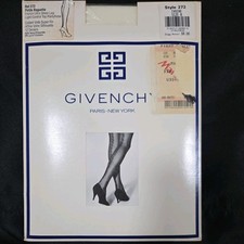 VINTAGE 1988 GIVENCHY BODY GLEAMERS PANTYHOSE w/BACK SEAM SIZE B/ IVOIRE FOX-NOS