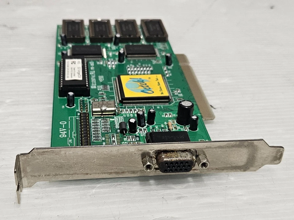 S3 Virge/DX, 86C375, VRAM 4MB, PCI, VGA, Octek 94V-0, WORKING CARD - image 2 of 4