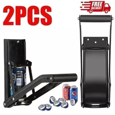 2X Can Crusher Wall Mounted Aluminum Can Crusher 16oz 12oz 8oz Heavy Duty Can