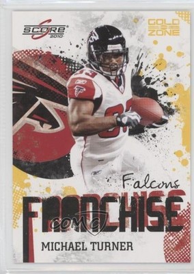 2010 Score Franchise Gold Zone 10/299 Michael Turner #5 0f8