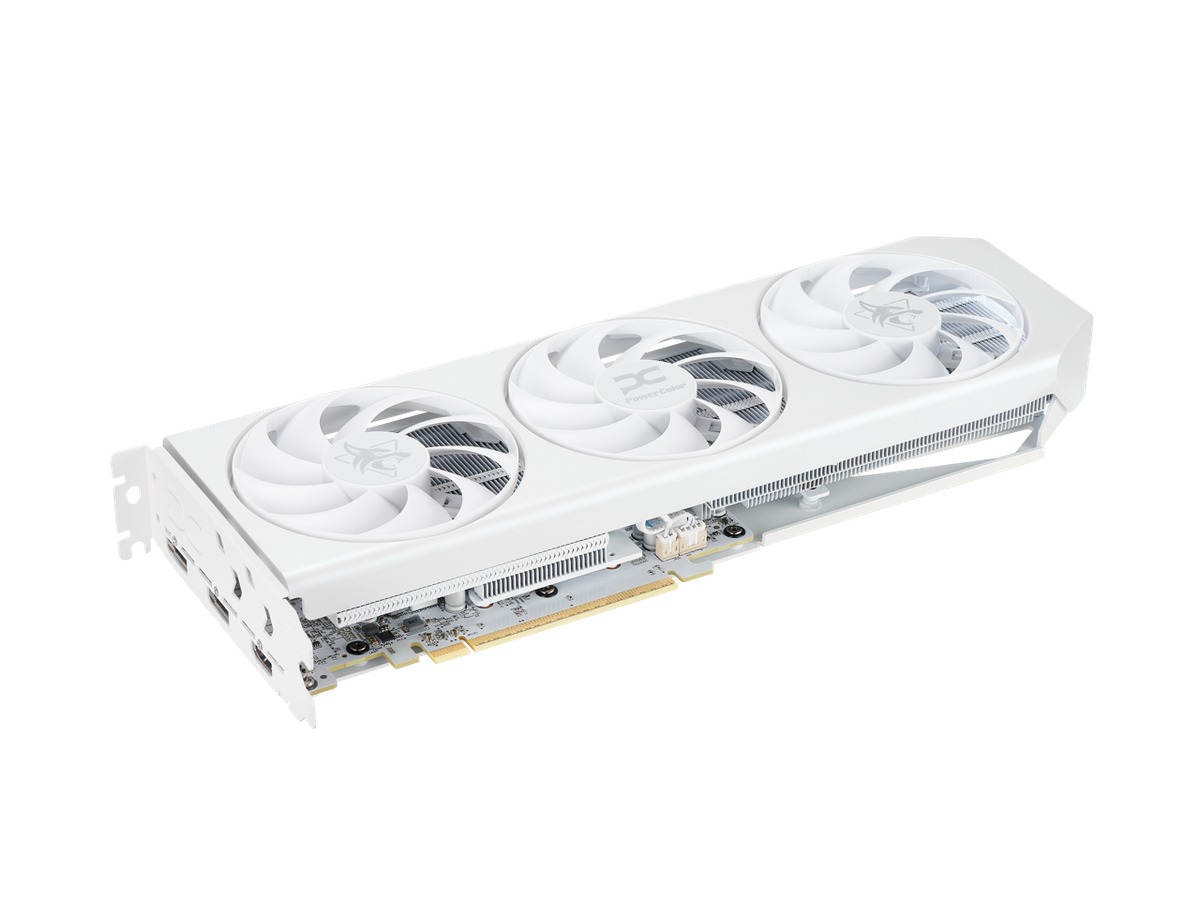 PowerColor Hellhound Spectral White Radeon RX 9060 XT 16GB GDDR6