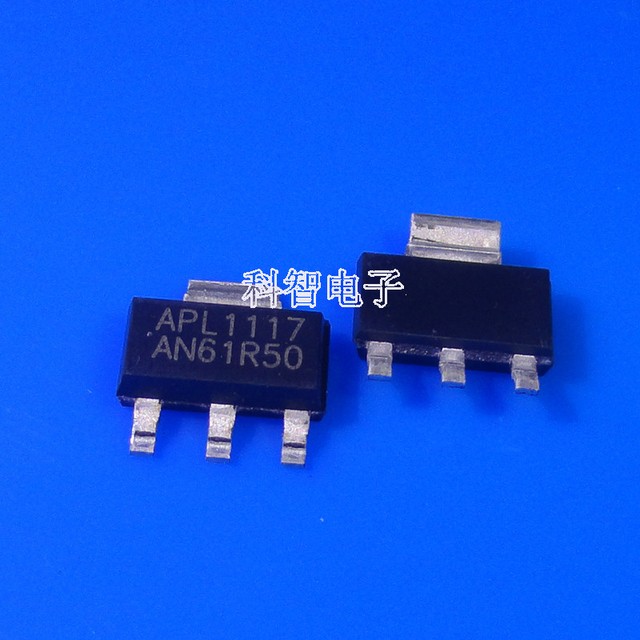 10X APL1117-50VC-TRL SOT223 5V 1A Low Dropout Positive Adjustable ...
