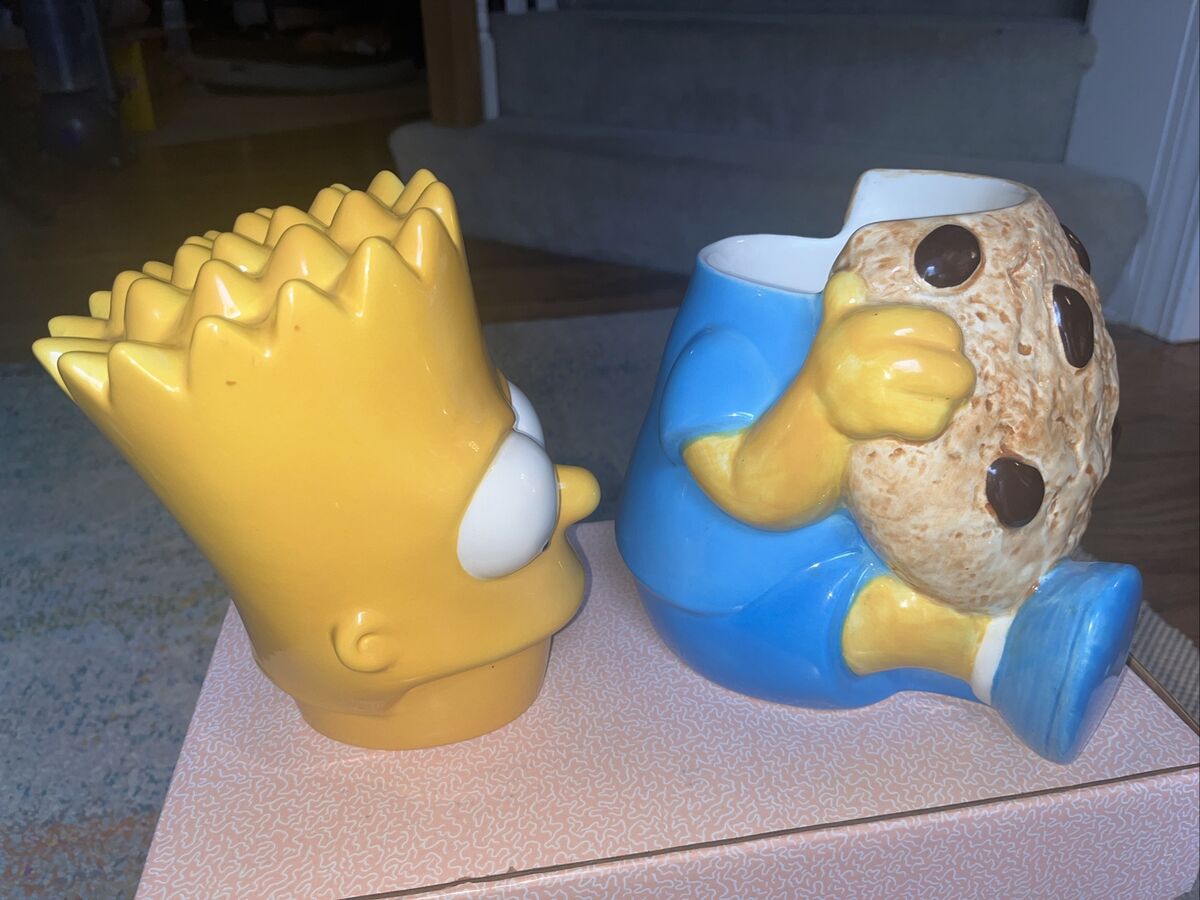 NEW UNUSED Vintage Bart Simpson Ceramic Cookie Jar 1994 NEW UNUSED Vintage Bart Simpson Ceramic Cookie Jar 1994