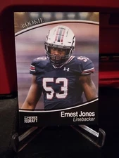 2021 Sage Hit Premier Draft High Series Rookie Base #107 Ernest Jones BLACK 