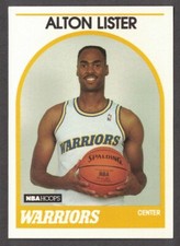 1989-90 NBA Hoops #325 Alton Lister - Golden State Warriors