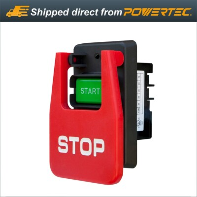 #ad POWERTEC 71007 120V 230V 16amps Paddle Switch for Power Tools fits Table Saw $19.99