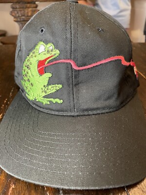 Rare Vintage 90s Budweiser Frogs Snapback Hat 1995 Anheuser One 