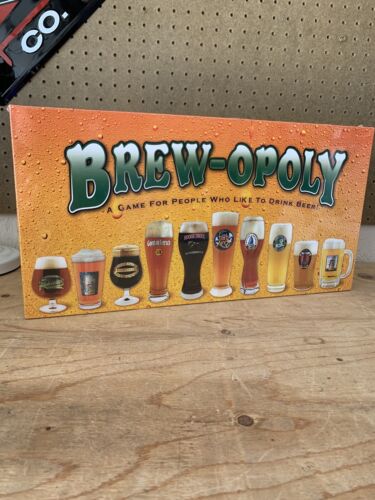 NEW Brewopoly Board Game for People Who Like to Drink Beer! Fast Free Shipping