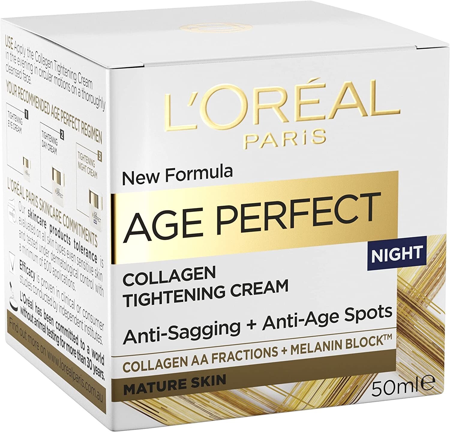 L'Oreal Paris Age Perfect Collagen Tightening Night Cream 50ml Anti