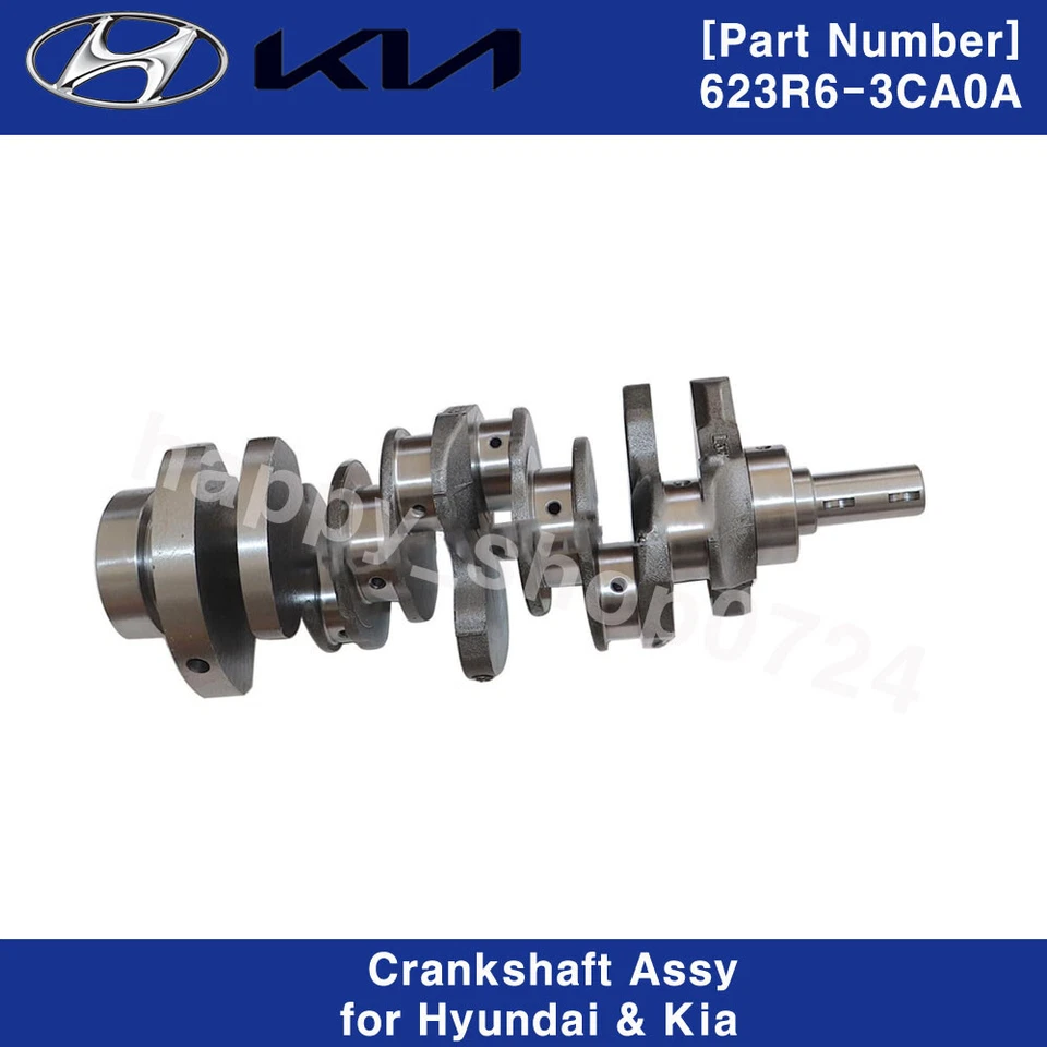 Conjunto de virabrequim 623R63CA0A para Hyundai Santa Fe 13-16, Azera 17-22 Kia Sorento - Imagem 2 de 4