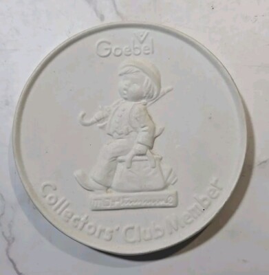 Goebel Hummel Souvenir Thank You For Coming Keepsake From Goebel Factory Germany