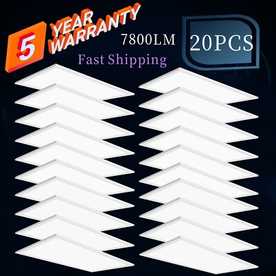 2x4 FT LED Flat Panel Light Dimmable 24x48 inch LED Drop Ceiling Lights,100-277V