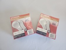 2 - 2-Packs (4 Bulbs Total) Sylvania 50/100/1...