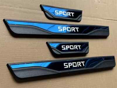For Equinox Steel Accessories Car Door Scuff Sill Cover Panel Step Portector X4