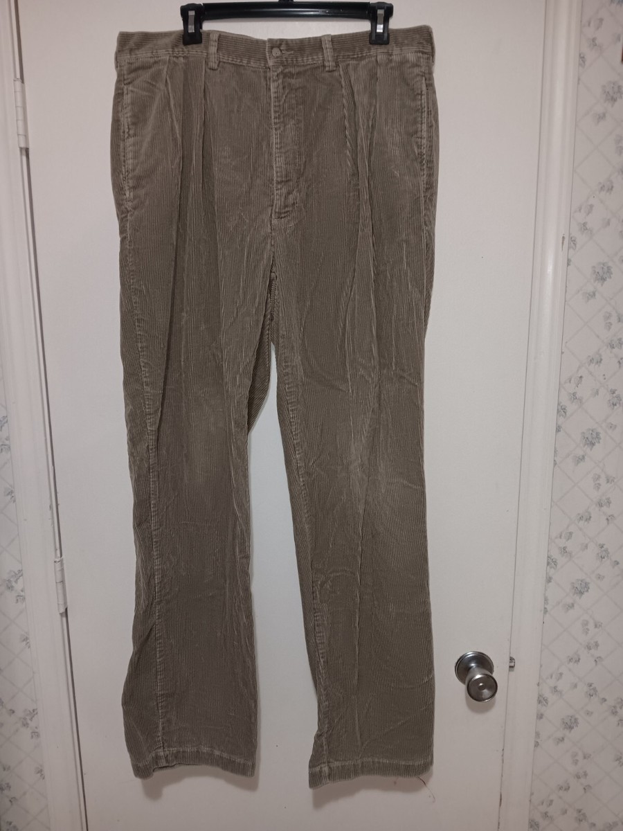 Ralph Lauren Polo Cords Andrew Pant Mens Pleated Corduroy Pants