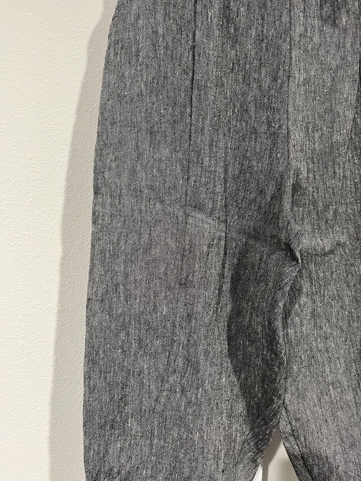 Pantalones Transparentes Hechos en Alemania Color Gris Mezcla Lino ¡NUEVOS! Talla única Foto 4 de 4