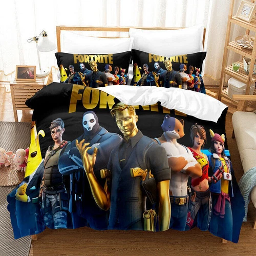 DE Fortnite Juego 3D Edredón Cubierta Cojín Funda Juego de Ropa de Cama Individual - Imagen 8 de 31