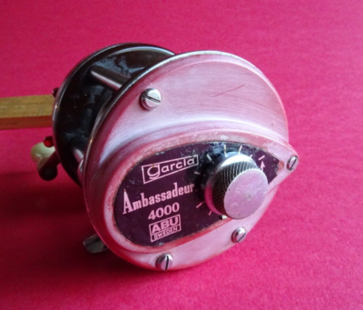68年 ABU AMBASSADEUR 4000 #080402 A SCARCE VINTAGE ABU GARCIA AMBASSADEUR 4000 MULTIPLIER FISHING