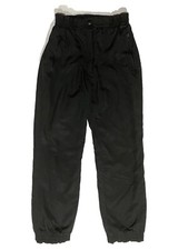 Edelweiss Black Snow Ski Snowboarding Pants Size 8 Elastic Waist Zipper Pockets