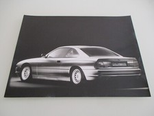 BMW 850 CSi Original Photo Werkfoto Pressefoto 1989