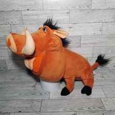 2003 Hasbro Disney Lion King Pumba Pumbaa Warthog Stuffed Plush Toy Doll