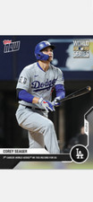 2020 TOPPS NOW WORLD SERIES CARD DODGERS COREY SEAGER #463 3RD CAREER HR