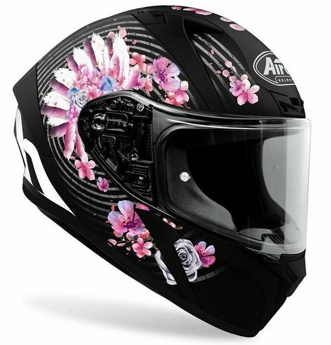 Casco integrale donna moto Airoh Valor MAD matt lady woman helmet casque |  eBay