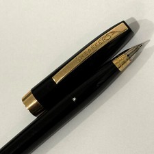 1960 Sheaffer Target Touch Down Fountain Pen Black Rare
