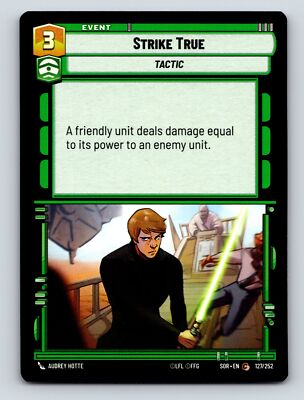 Command Strike True Tactic Event Card Friendly Unit Damage Power 3C