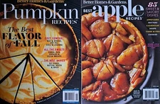 Pumpkin & Apple Recipes- Better Homes & Gardens Magazine Set Of 2
