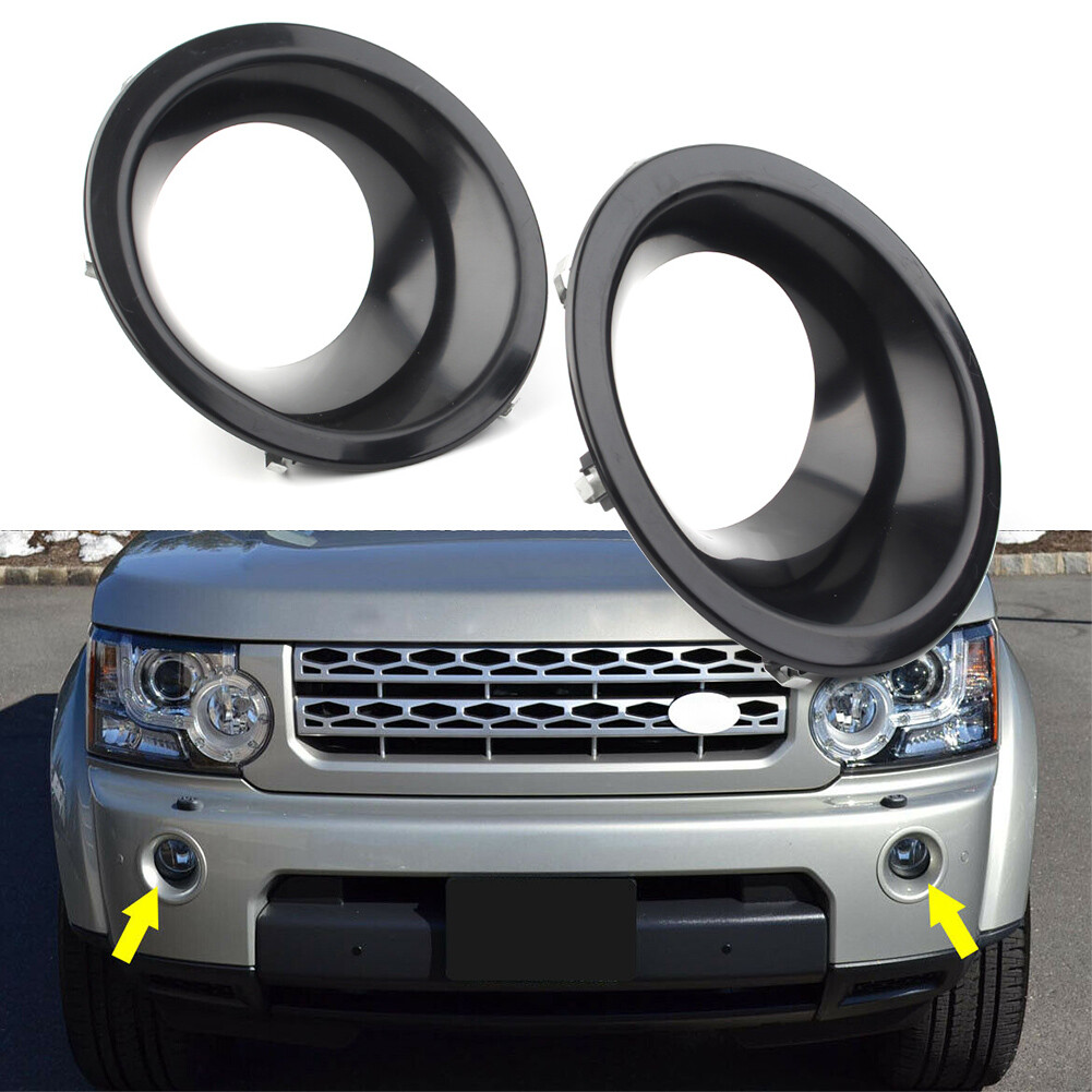 Fog Lamp Foglight Fog Light Bezel for 2010 2011 2012 2013 2014 Land Rover LR4 US
