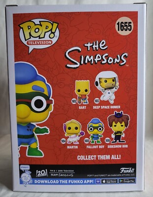 アメコミ Funko Simpsons set of 2 Funko Pop! Vinyl: The Simpsons - Milhouse as Fallout Boy #1655 | eBay