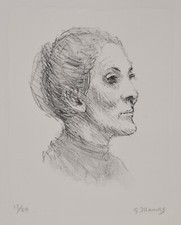 Gerhard Marcks/Lithografie/signiert /1972 /Profil P.M./WVZ. L 151/24 Ex. Bauhaus