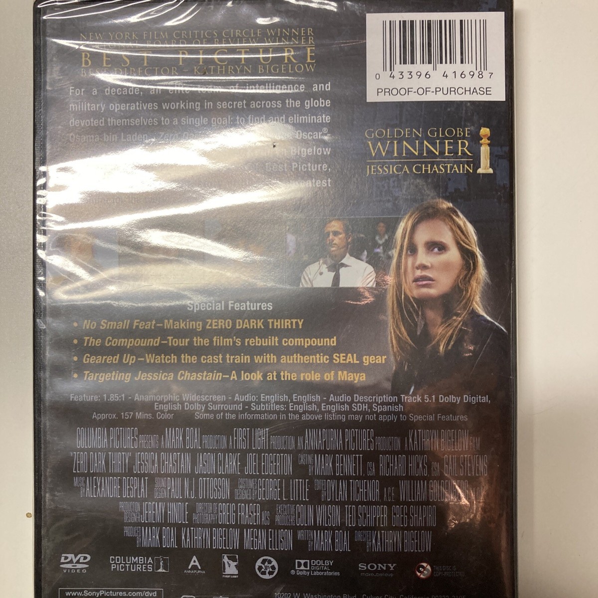 Zero Dark Thirty (DVD, 2012) 43396416987| eBay