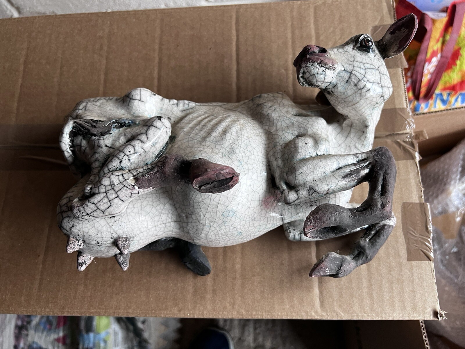 Rudge Ceramic Leaping Cow eBay