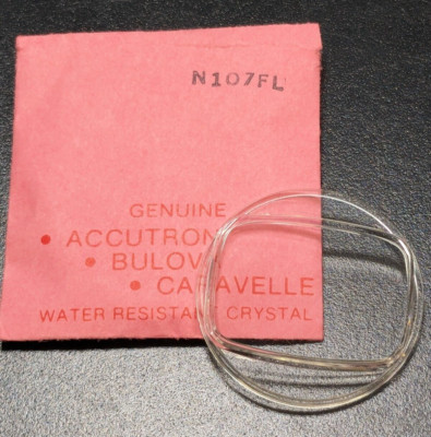 Genuine NEW Bulova Watch Flange Crystal Part# N107FL