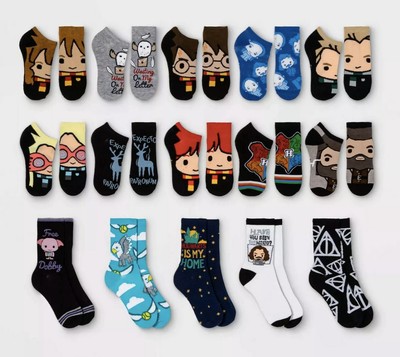 women-039-s-harry-potter-hogwarts-castle-15-days-of-socks-advent-calendar-gift-ebay