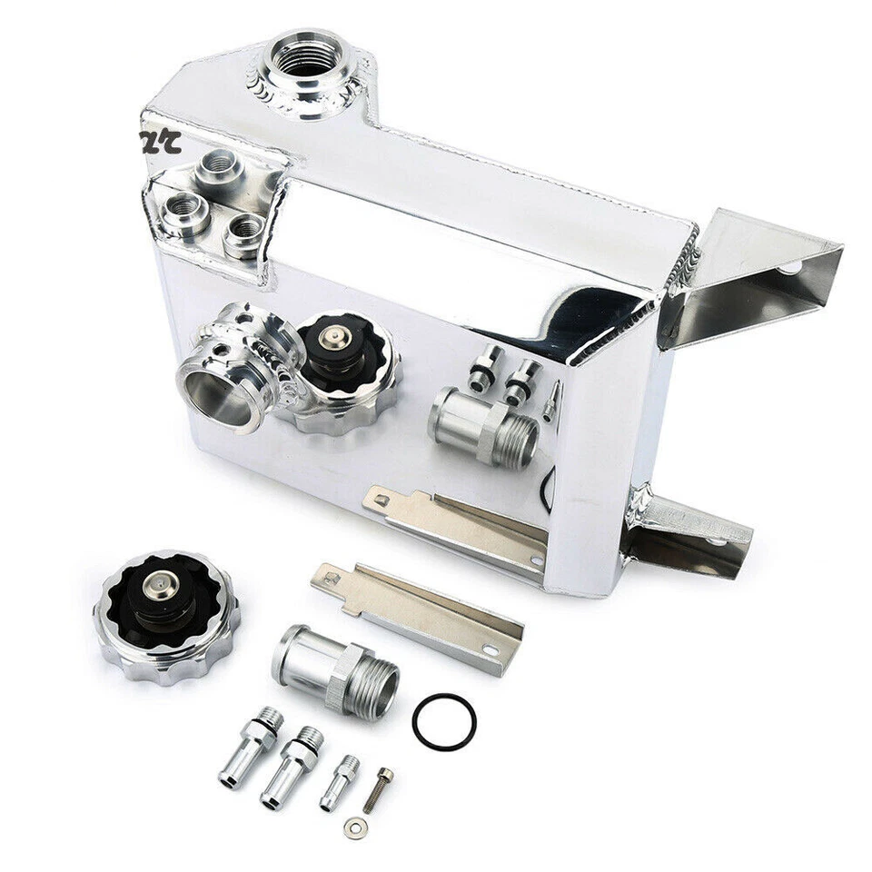 2.5L Polished Coolant Header Tank For Ford Falcon BA BF 6 Cylinder V8 XR6 XR8 GT - image 2 of 4