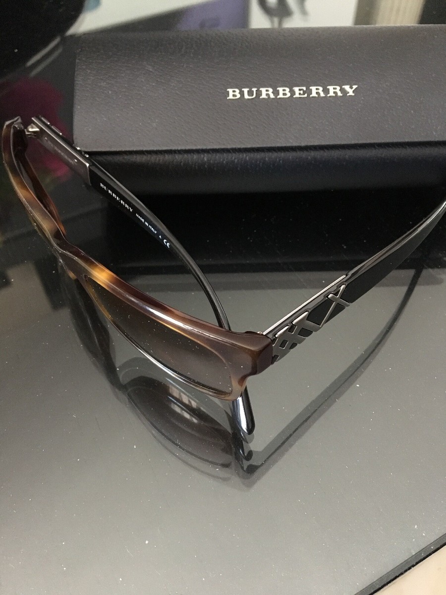 New Authentic BURBERRY BE4234F-3627/73 Havana Black Gunmetal  display picture 2