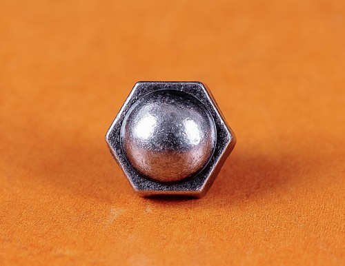 30pcs Nickel Screw Bolt Rivet Studs Spots 12*10MM Leather Crafts Decor Conchos - Picture 3 of 11