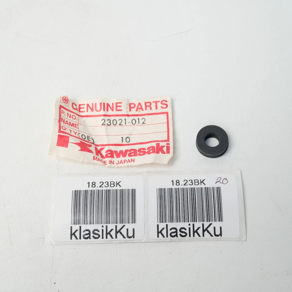 KAWASAKI Z1 H2 H1 KZ LAWSON ZX S3 KH S2 S1 KLT 5MM HEAD LAMP MTG WASHERS OEM 2pc - Imagem 2 de 4