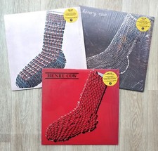 Henry Cow Lot of 3 LP In Praise Of Learning Unrest Leg End 180g Limited Shrink